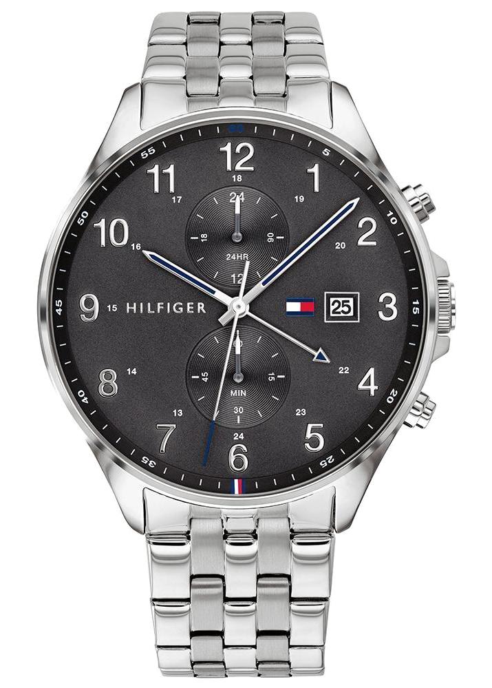 Tommy Hilfiger TH1791707 Takvimli 44 mm Çelik Kordon Analog Erkek Kol Saati