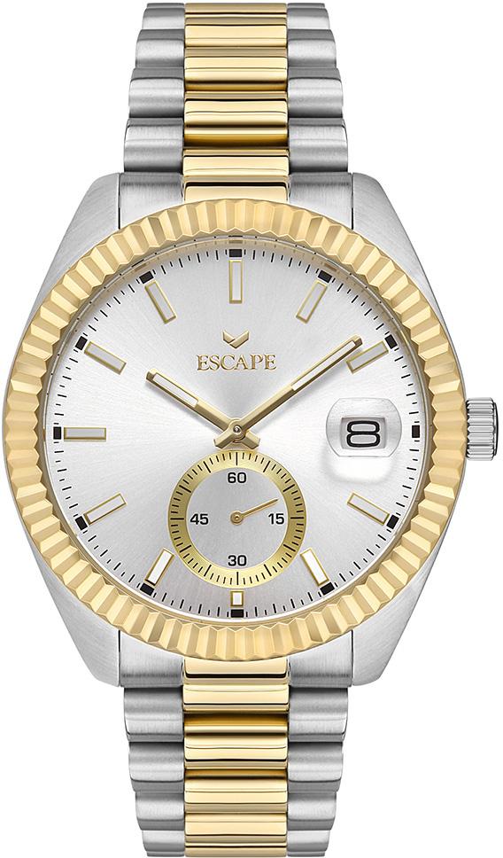 Escape ESCP102002 Takvimli Altın-Metal Kordon Analog Erkek Kol Saati