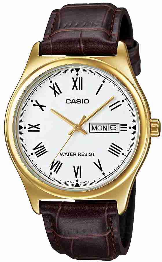 Casio MTP-V006GL-7BUDF Takvimli 38 mm Kahverengi Çelik Kordon Analog Kol Saati