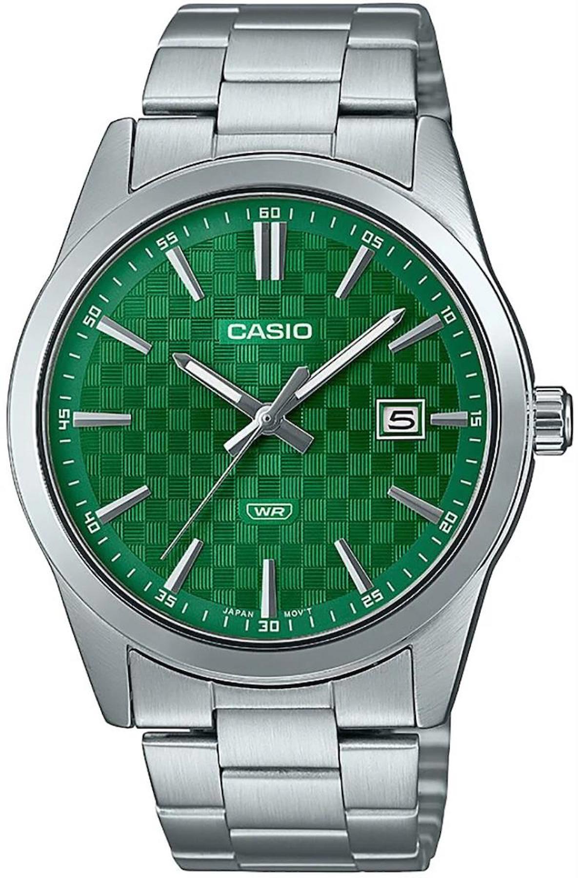 Casio MTP-VD03D-3A1UDF Takvimli 41 mm Çelik Kordon Analog Erkek Kol Saati