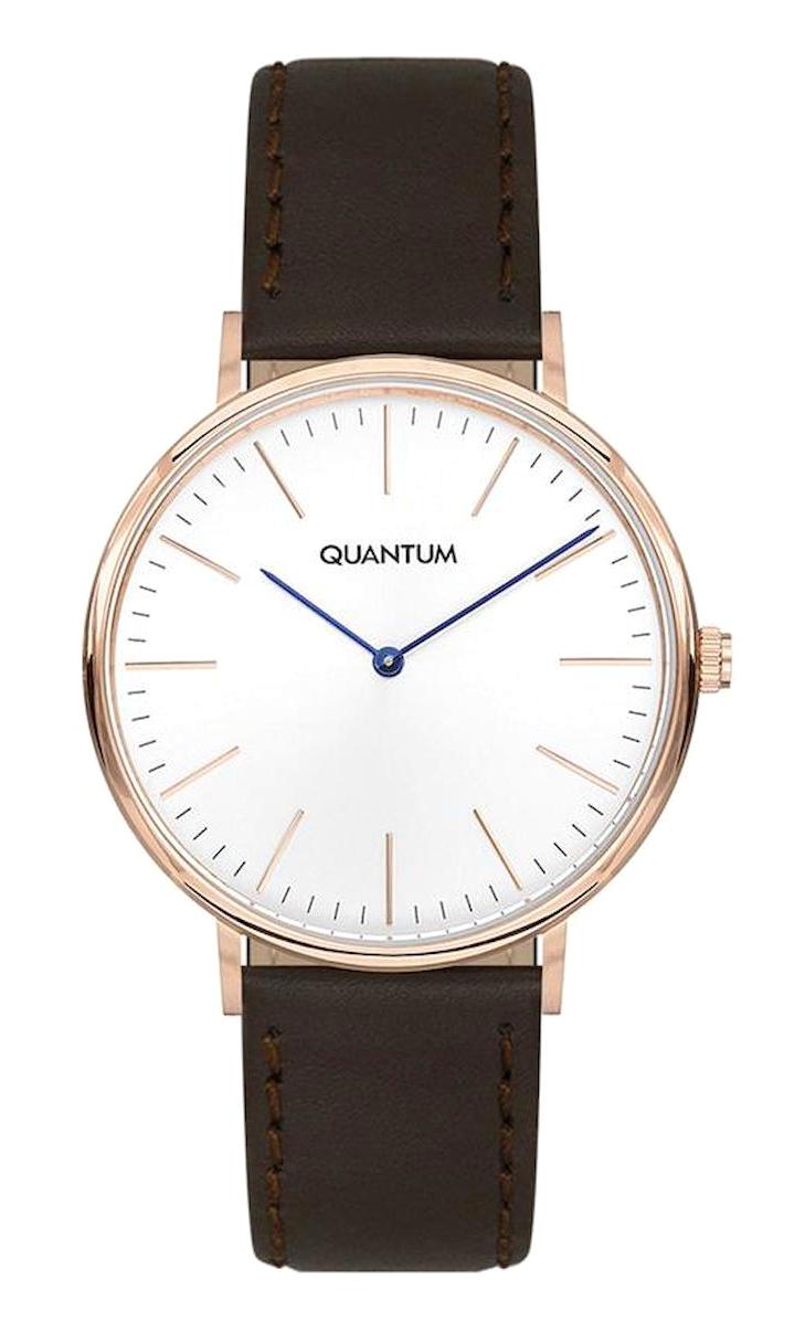Quantum LFL566.432 41 mm Kahverengi Deri Kordon Analog Erkek Kol Saati