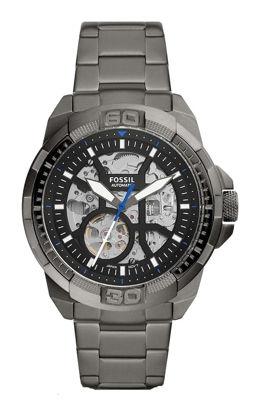 Fossil ME3218 44 mm Füme Çelik Kordon Analog Erkek Kol Saati