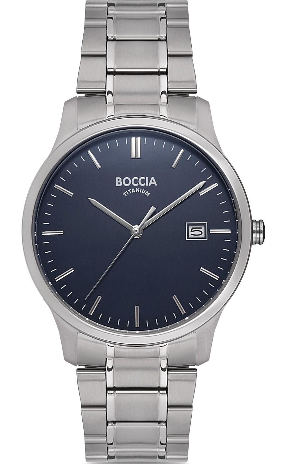 Bocchi 619178 Takvimli 41 mm Çelik Kordon Analog Erkek Kol Saati