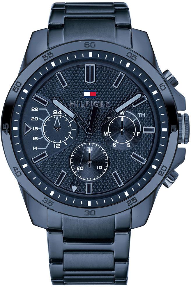 Tommy Hilfiger TH1791560 Takvimli 46 mm Lacivert Çelik Kordon Analog Kol Saati