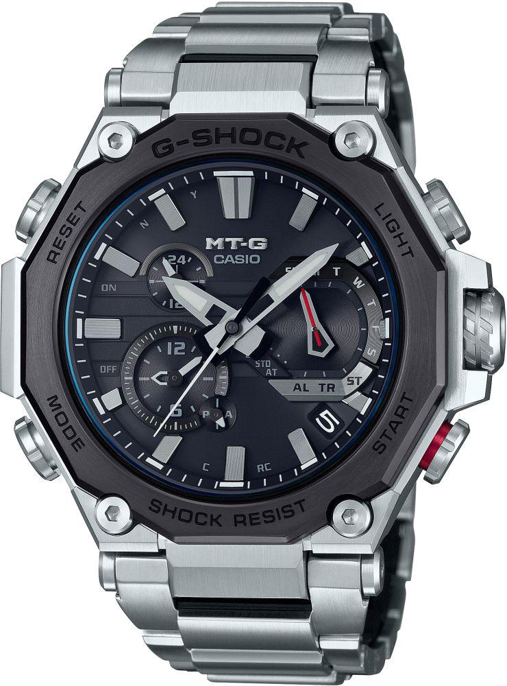 Casio MTG-B2000D-1A Takvimli Çelik Kordon Analog Kol Saati