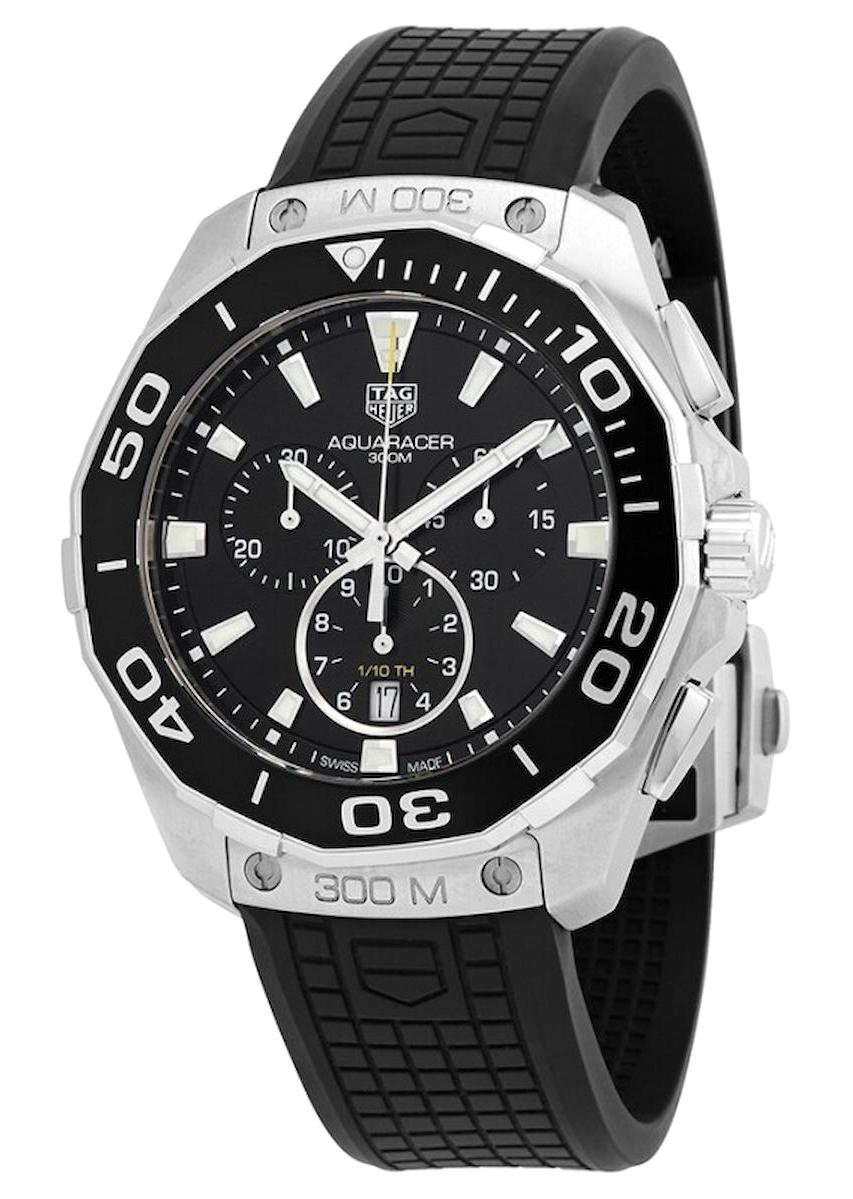 Tag Heuer CAY111A.FT6041 Takvimli 44 mm Siyah Çelik Kordon Analog Erkek Kol Saati