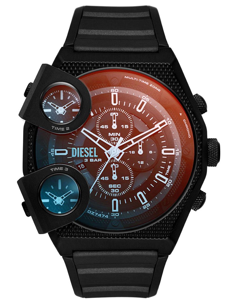 Diesel DZ7474 Takvimli 42 mm Çok Renkli Silikon Kordon Analog Erkek Kol Saati