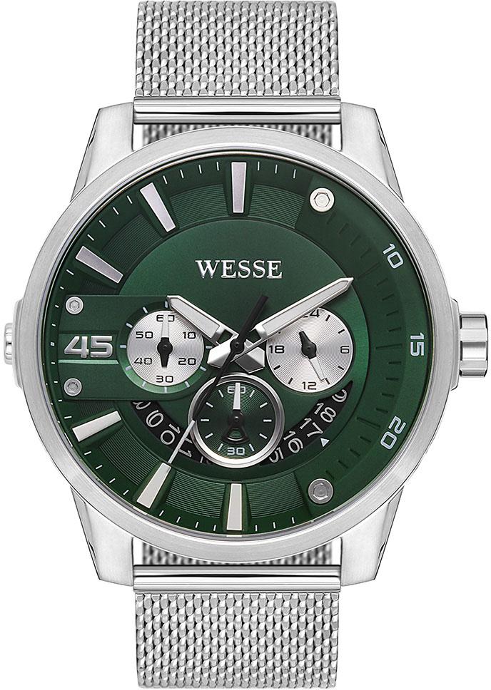 Wesse WWG401305M Pusulalı Takvimli 40 mm Çelik Kordon Analog Erkek Kol Saati