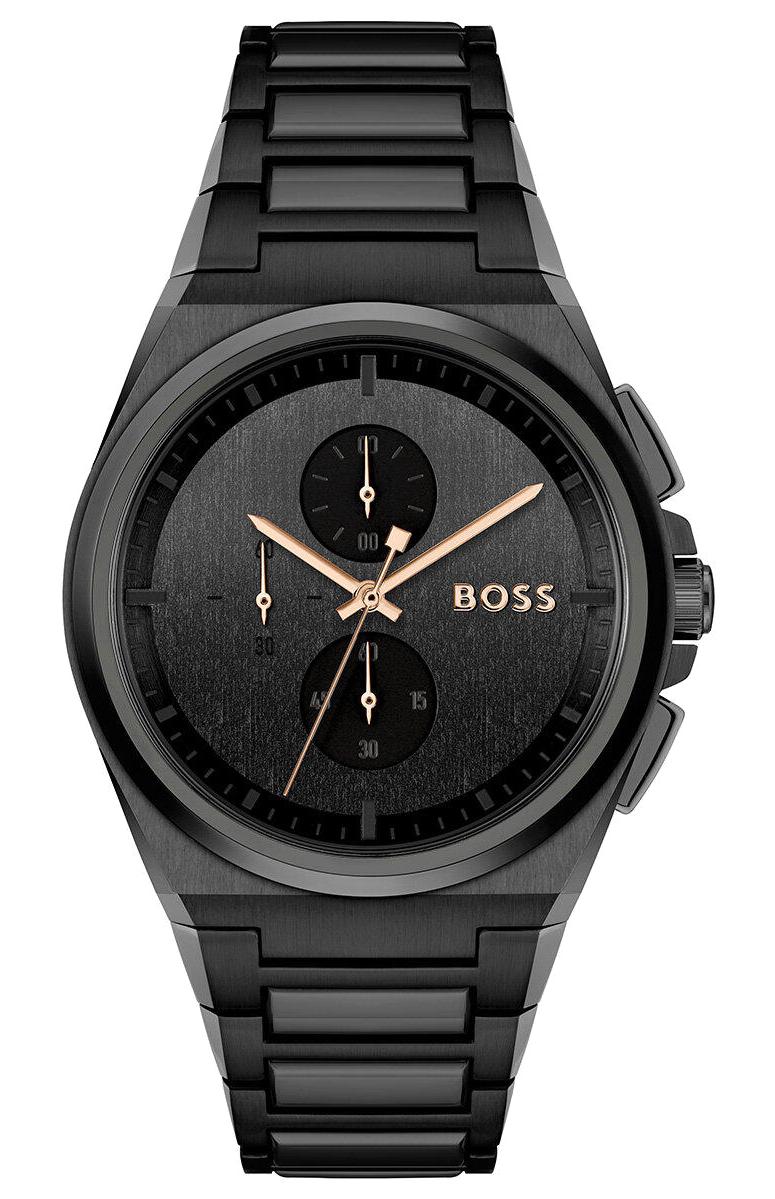 Hugo Boss HB1514068 Siyah Çelik Kordon Analog Erkek Kol Saati