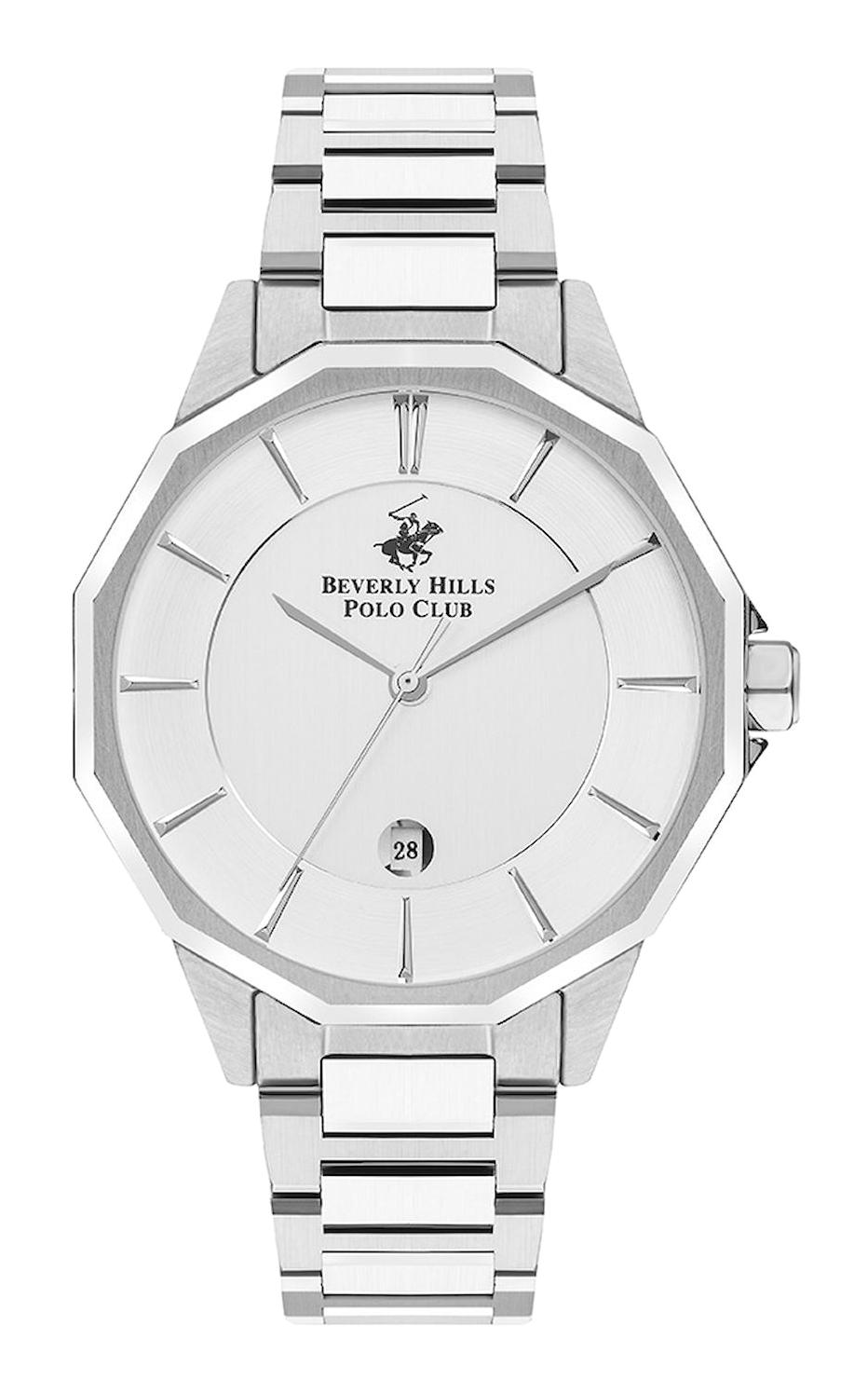 Beverly Hills Polo Club BP3375X330 Takvimli 44 mm Çelik Kordon Analog Erkek Kol Saati