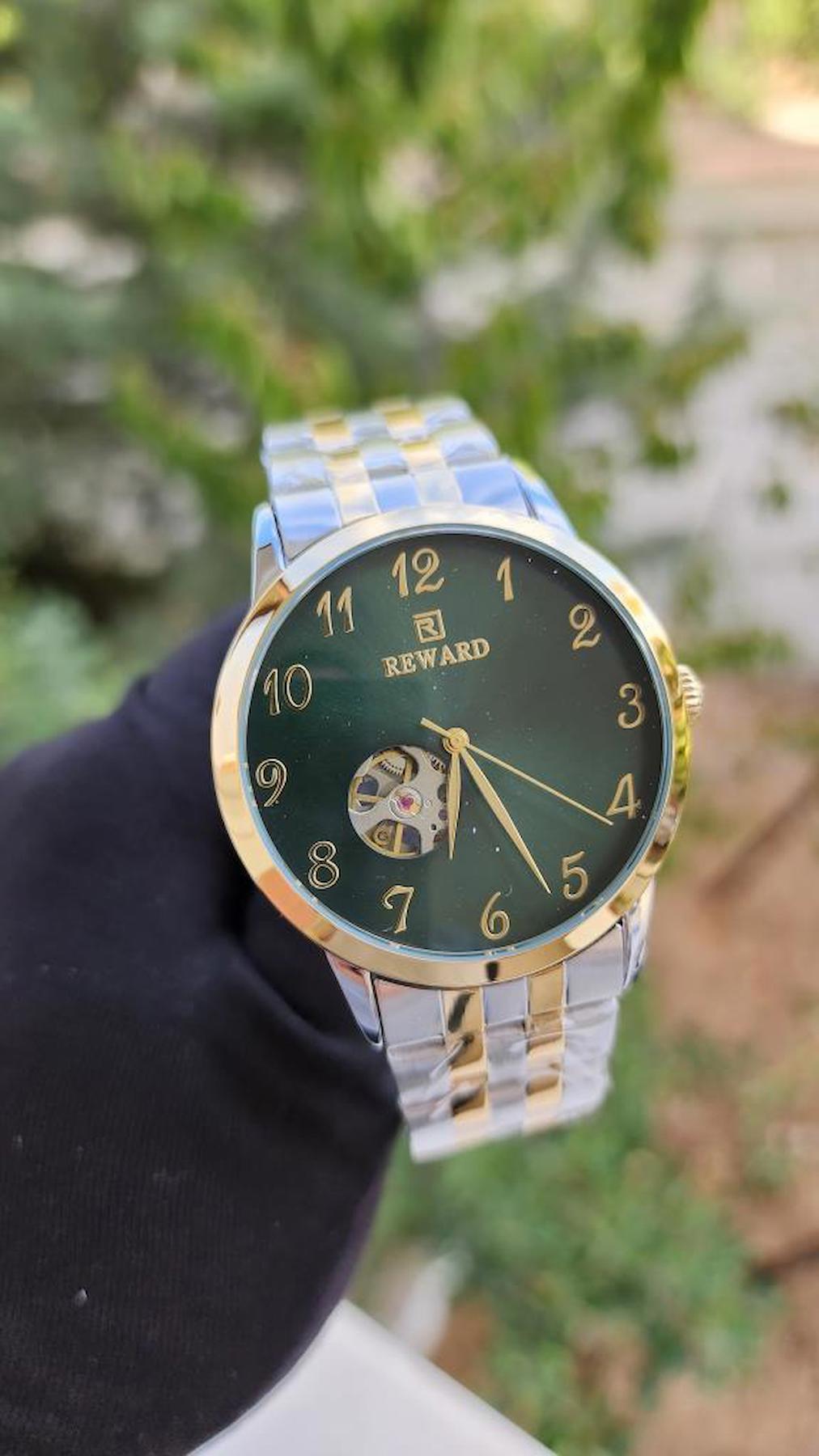 Reward LKA1440-36 42 mm Gri-Rose Gold Metal Kordon Analog Erkek Kol Saati