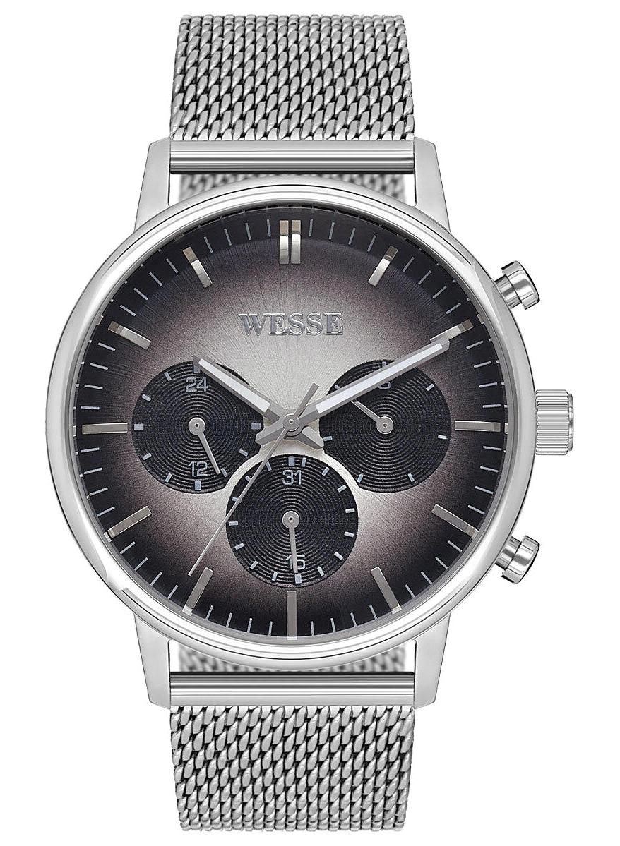 Wesse WWG402001 Takvimli 44 mm Çelik Kordon Analog Erkek Kol Saati