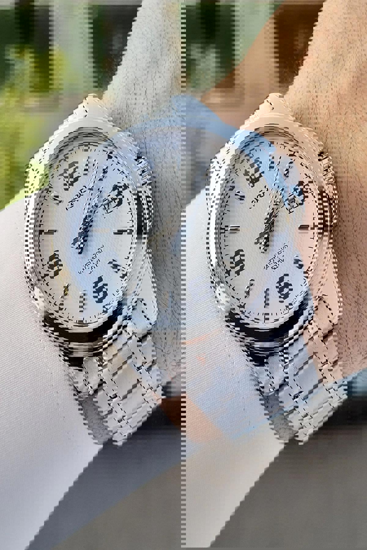 Casio CSISTE51 Takvimli Çelik Kordon Analog Erkek Kol Saati