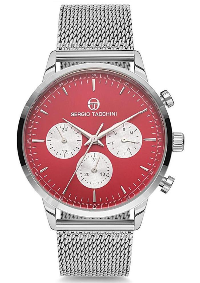 Sergio Tacchini ST.8.120.02 Takvimli Çelik Kordon Analog Erkek Kol Saati