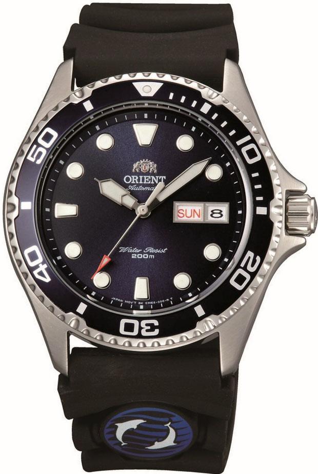 Orient FAA02008D9 Takvimli 42 mm Siyah Silikon Kordon Analog Kol Saati
