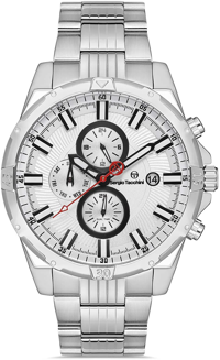Sergio Tacchini ST.1.10155.1 Takvimli 44 mm Çelik Kordon Analog Kol Saati
