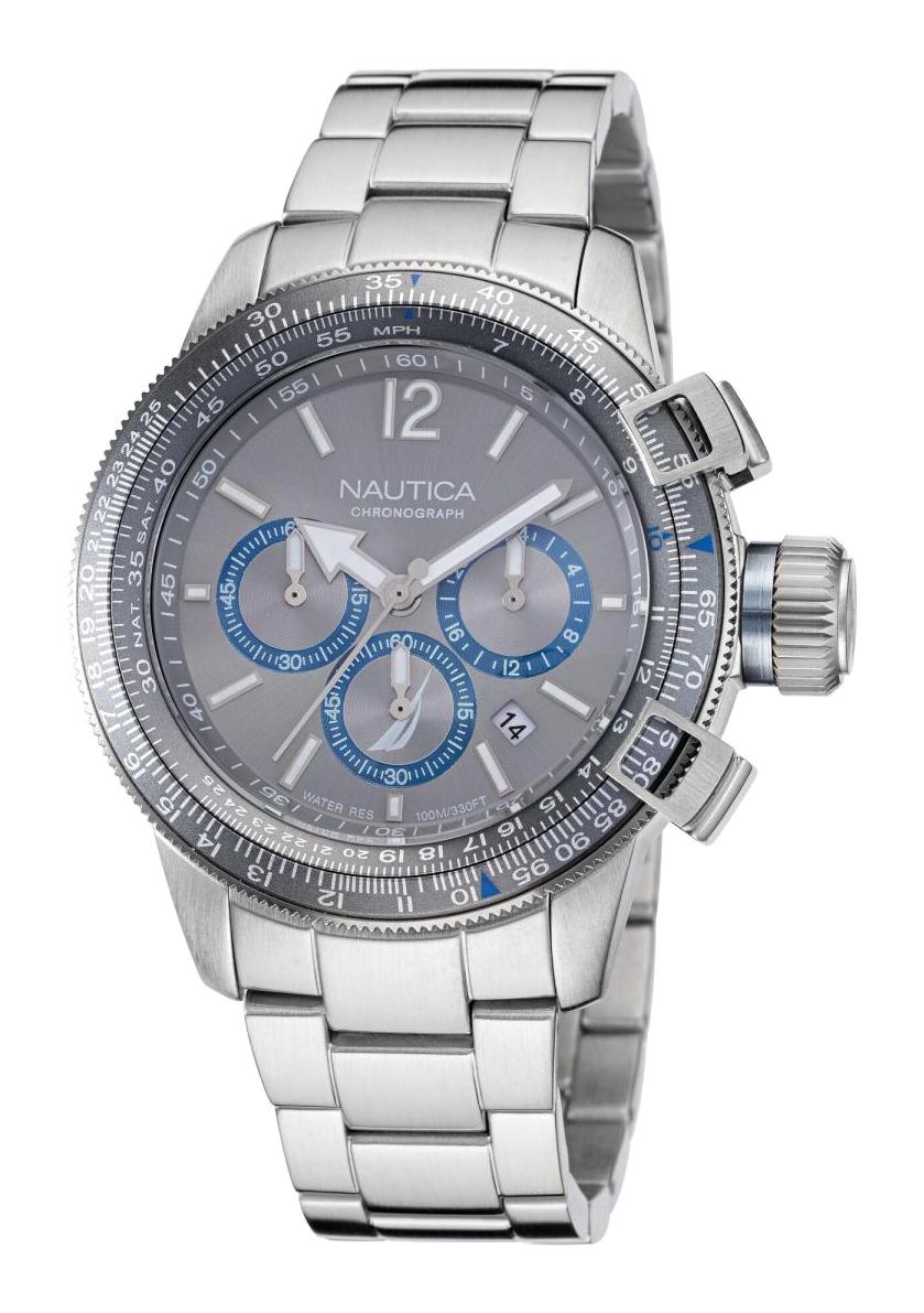 Nautica NAPBFF103 Takvimli Metal Kordon Analog Erkek Kol Saati