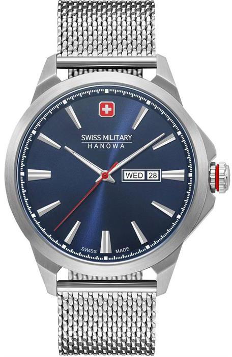 Swiss Military 06-3346.04.003 Takvimli 44 mm Çelik Kordon Analog Kol Saati