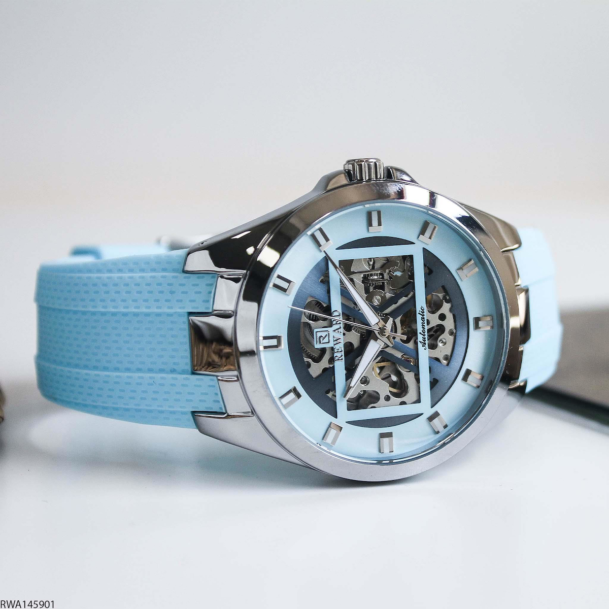 Reward RWA145901 44 mm Mavi Silikon Kordon Analog Erkek Kol Saati