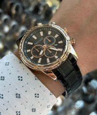 Ferrucci FC.12829FM.03 Takvimli 43 mm Siyah Çelik Kordon Analog Erkek Kol Saati