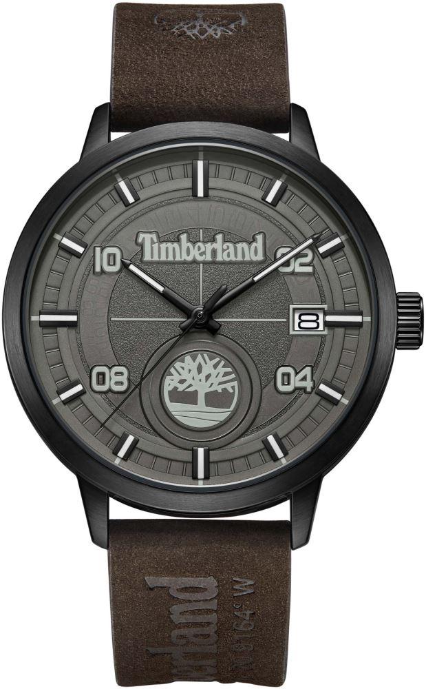 Timberland TDWGB2182003 Takvimli 44 mm Kahverengi Deri Kordon Analog Kol Saati
