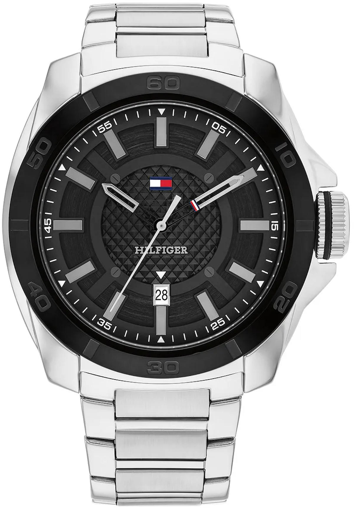 Tommy Hilfiger TH1792138 Takvimli 49 mm Çelik Kordon Analog Erkek Kol Saati