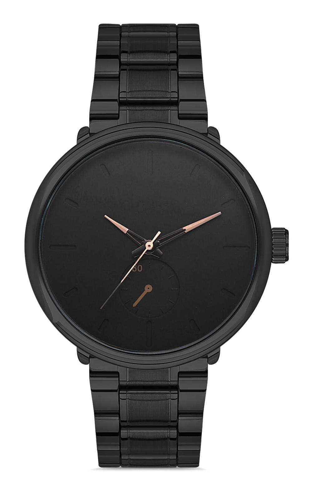 Padam Paris PDMS251 44 mm Siyah Çelik Kordon Analog Erkek Kol Saati