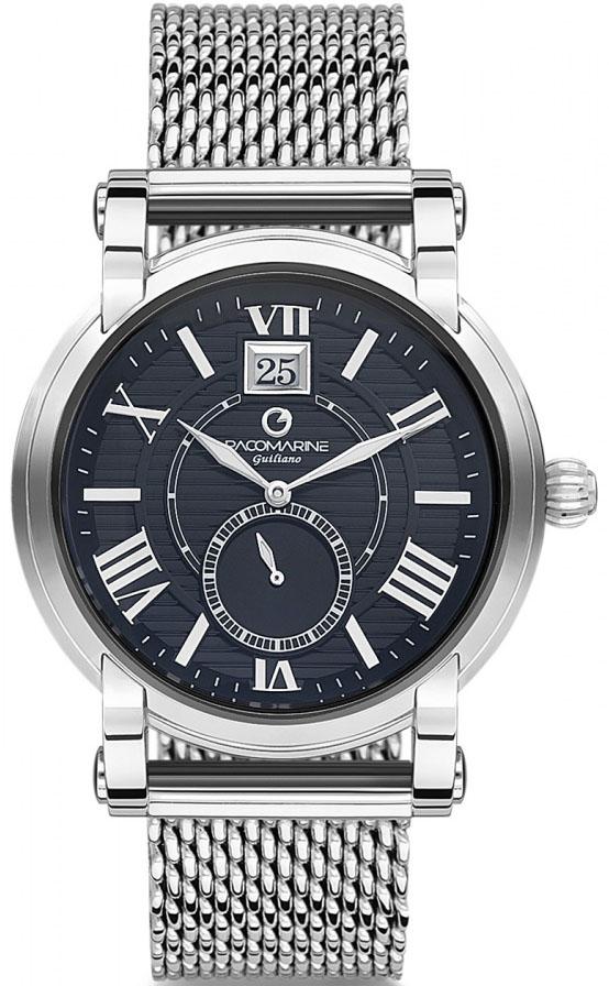 Pacomarine PM.51077.01 Takvimli 42 mm Çelik Kordon Analog Kol Saati