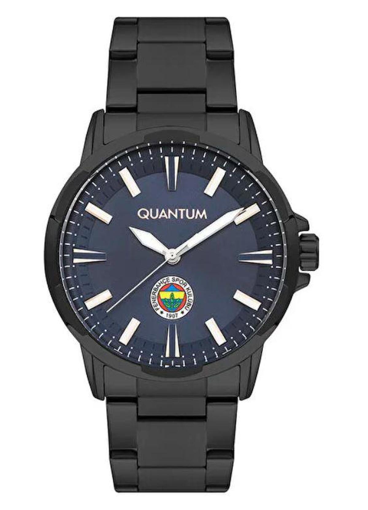 Quantum F1069.090 44 mm Siyah Metal Kordon Analog Erkek Kol Saati