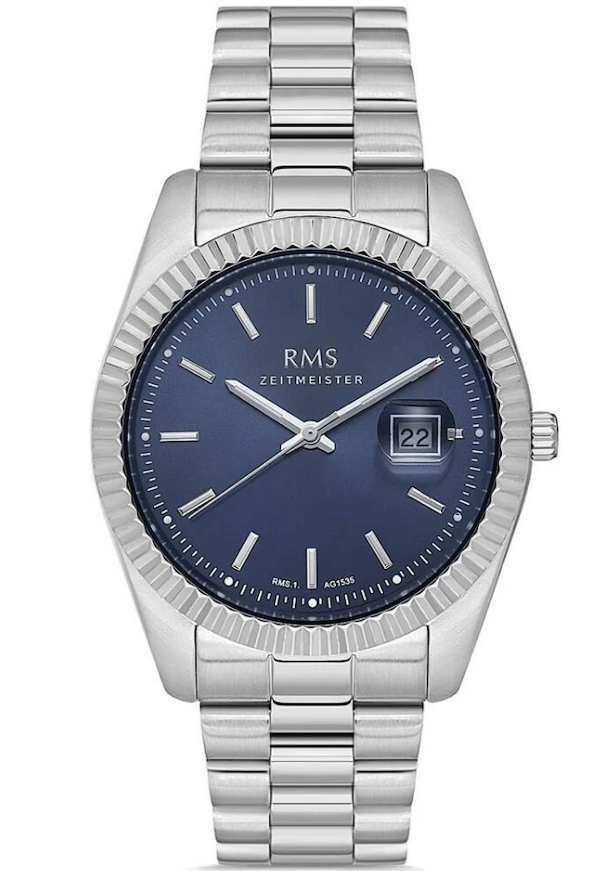 Romanson RMS.1.AG1535.03 Takvimli 42 mm Çelik Kordon Analog Erkek Kol Saati