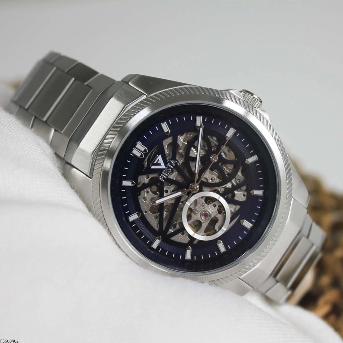 Fiesta FS600402 44 mm Çelik Kordon Analog Erkek Kol Saati