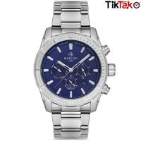Hislon DT133S-11SS Pusulalı Takvimli Çelik Kordon Analog Erkek Kol Saati