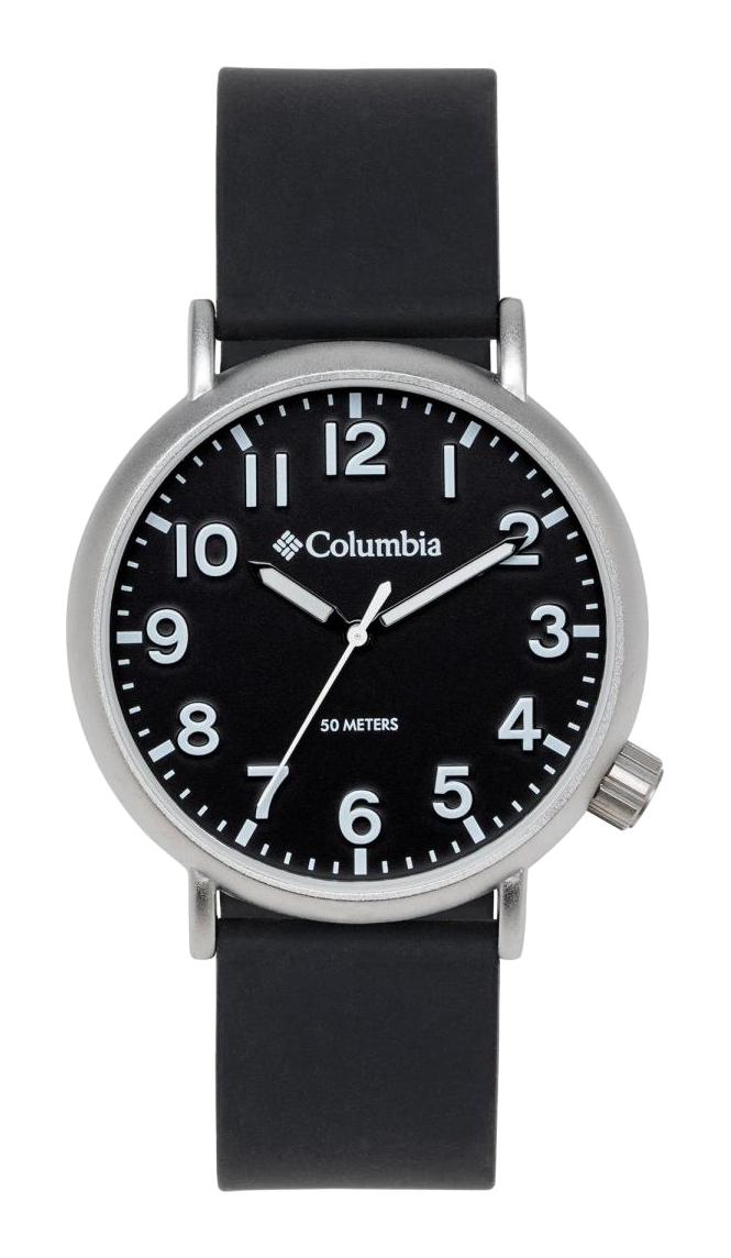 Columbia CSS16-001 42 mm Siyah Silikon Kordon Analog Erkek Kol Saati