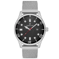 Daniel Klein DK.1.12610.2 Takvimli Metal Kordon Analog Erkek Kol Saati