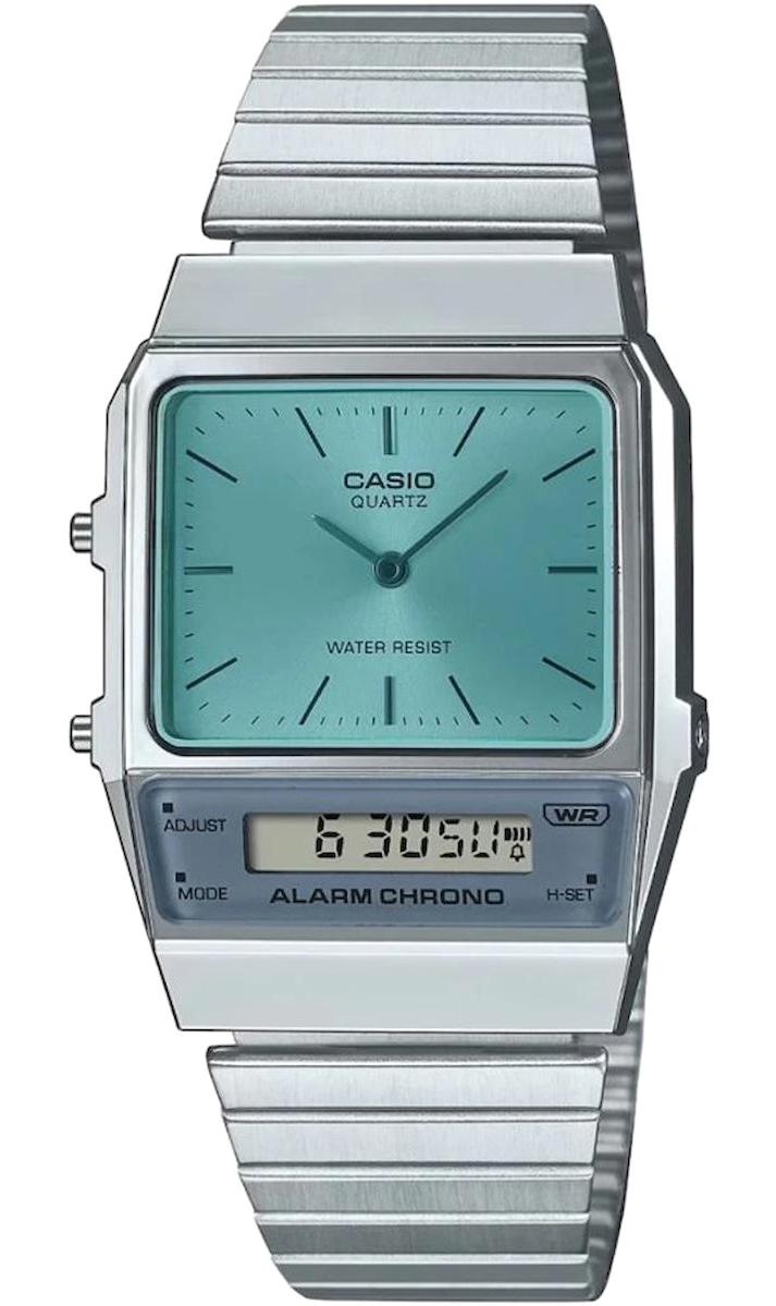 Casio AQ-800EC-2ADF Takvimli 32.1 mm Çelik Kordon Analog Erkek Kol Saati