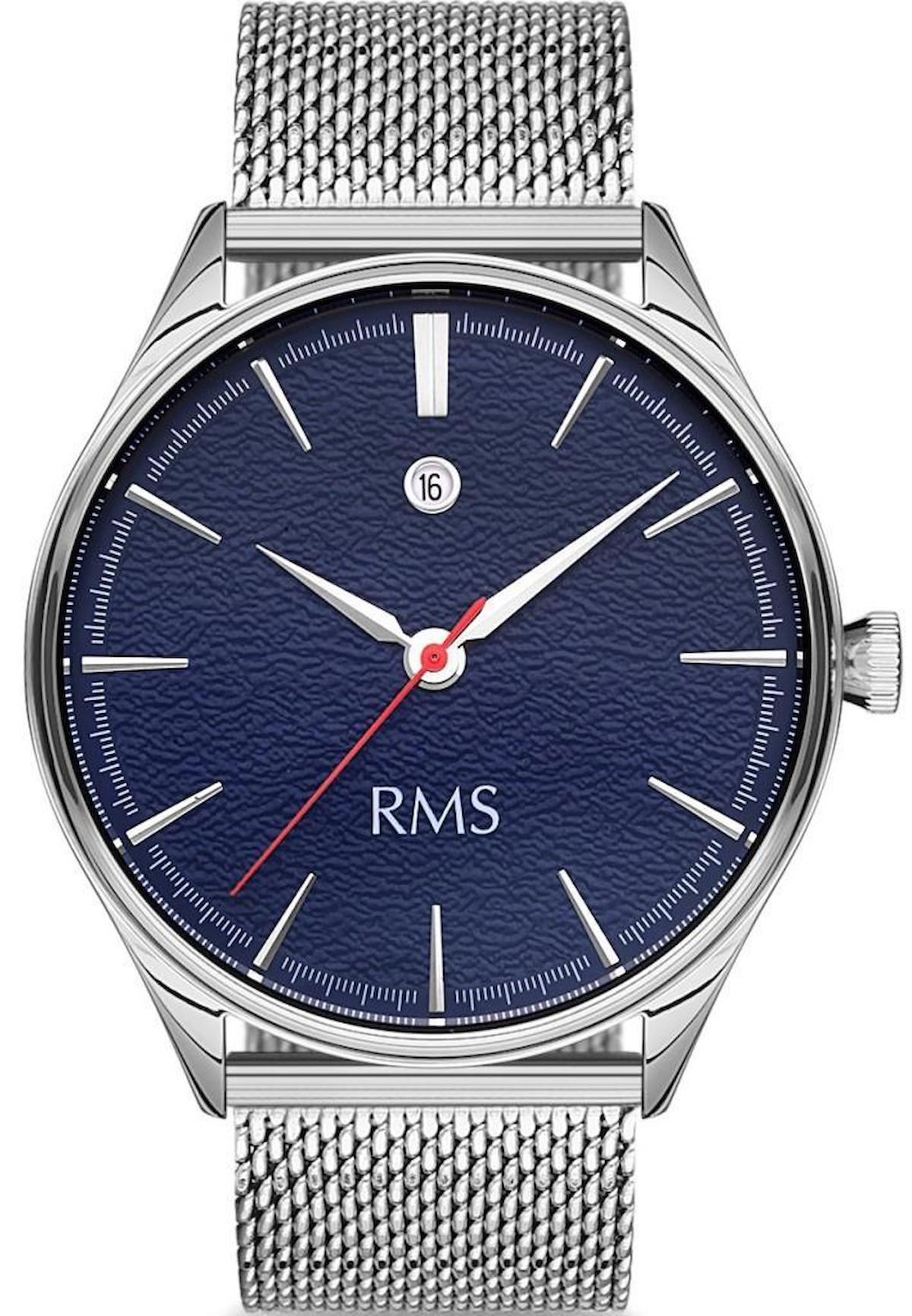 Grand Romanson GR.1.AG1205.03 Takvimli 44 mm Çelik-Hasır Kordon Analog Erkek Kol Saati
