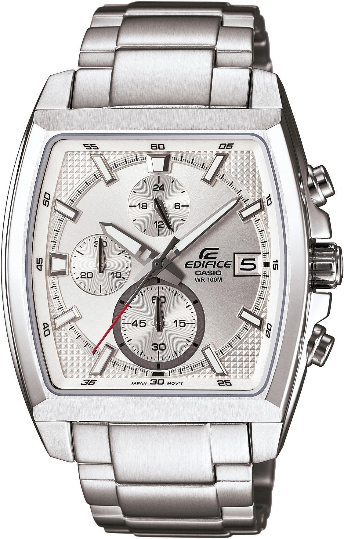 Casio EFR-524D-7A Takvimli 40.3 mm Çelik Kordon Analog Kol Saati