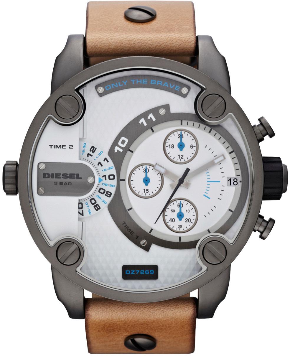 Diesel DZ7269 Takvimli 42 mm Kahverengi Metal Kordon Analog Erkek Kol Saati