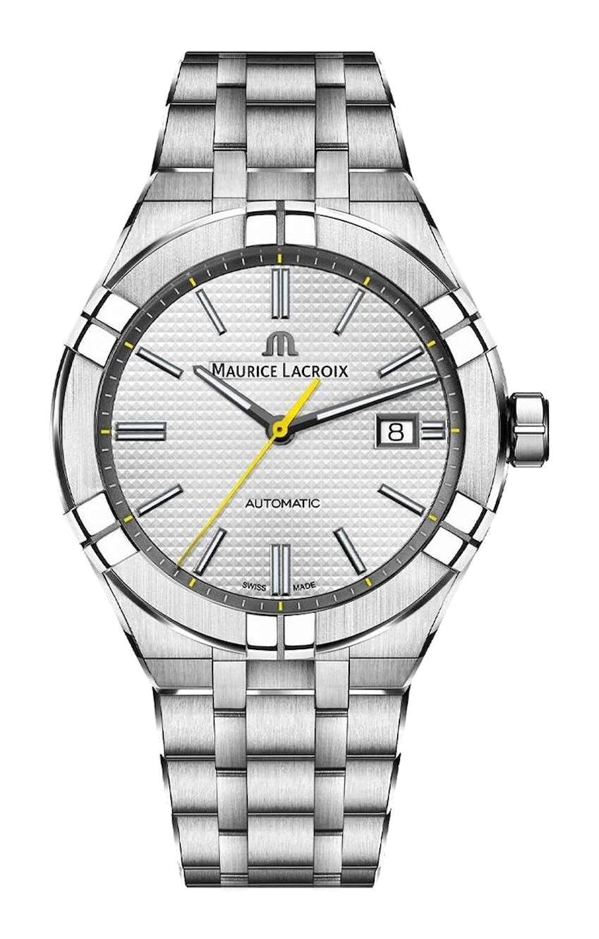 Maurice Lacroix ML-AI6008SS00F231-A Takvimli 42 mm Çelik Kordon Analog Erkek Kol Saati