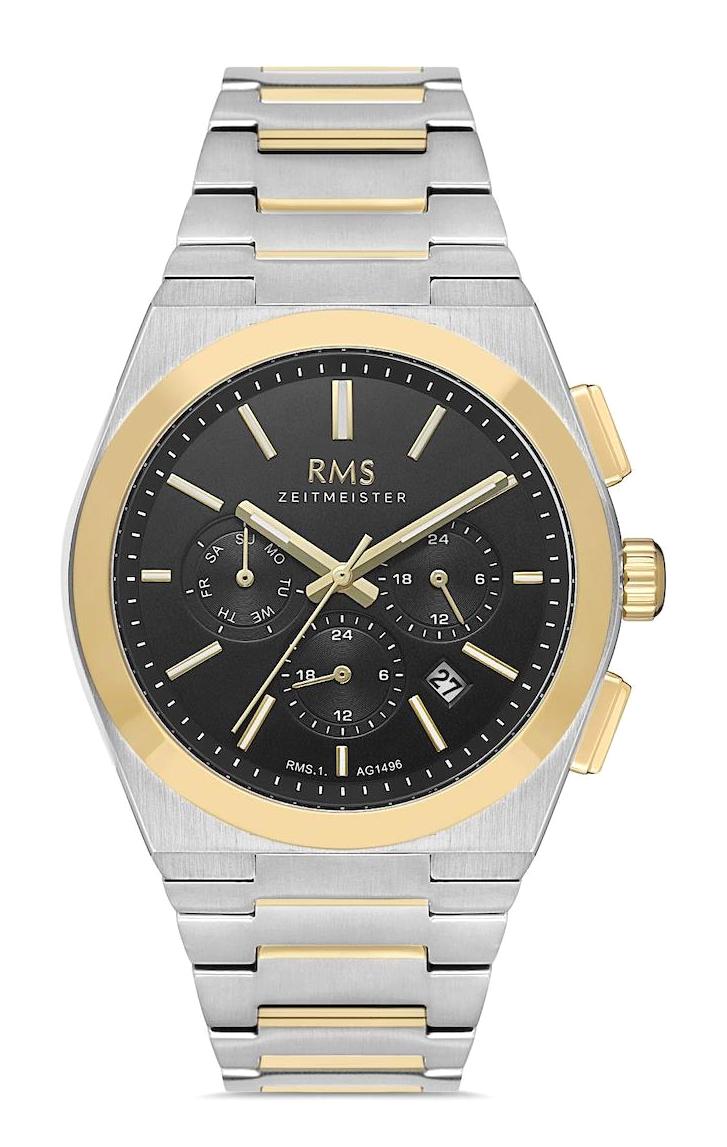 Romanson RMS.1.AG1496.08 Takvimli 42 mm Çelik Kordon Analog Erkek Kol Saati
