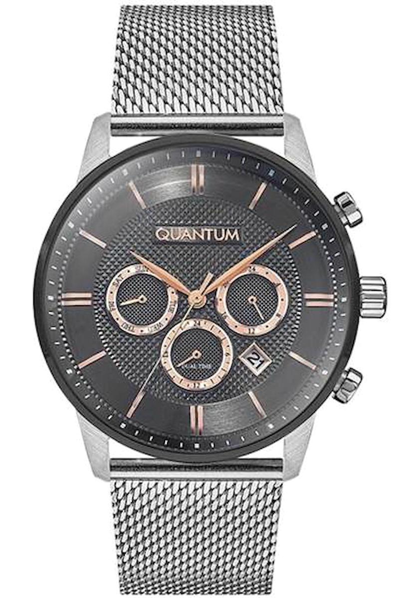 Quantum ADG830.360 Takvimli 45 mm Çelik Kordon Analog Erkek Kol Saati