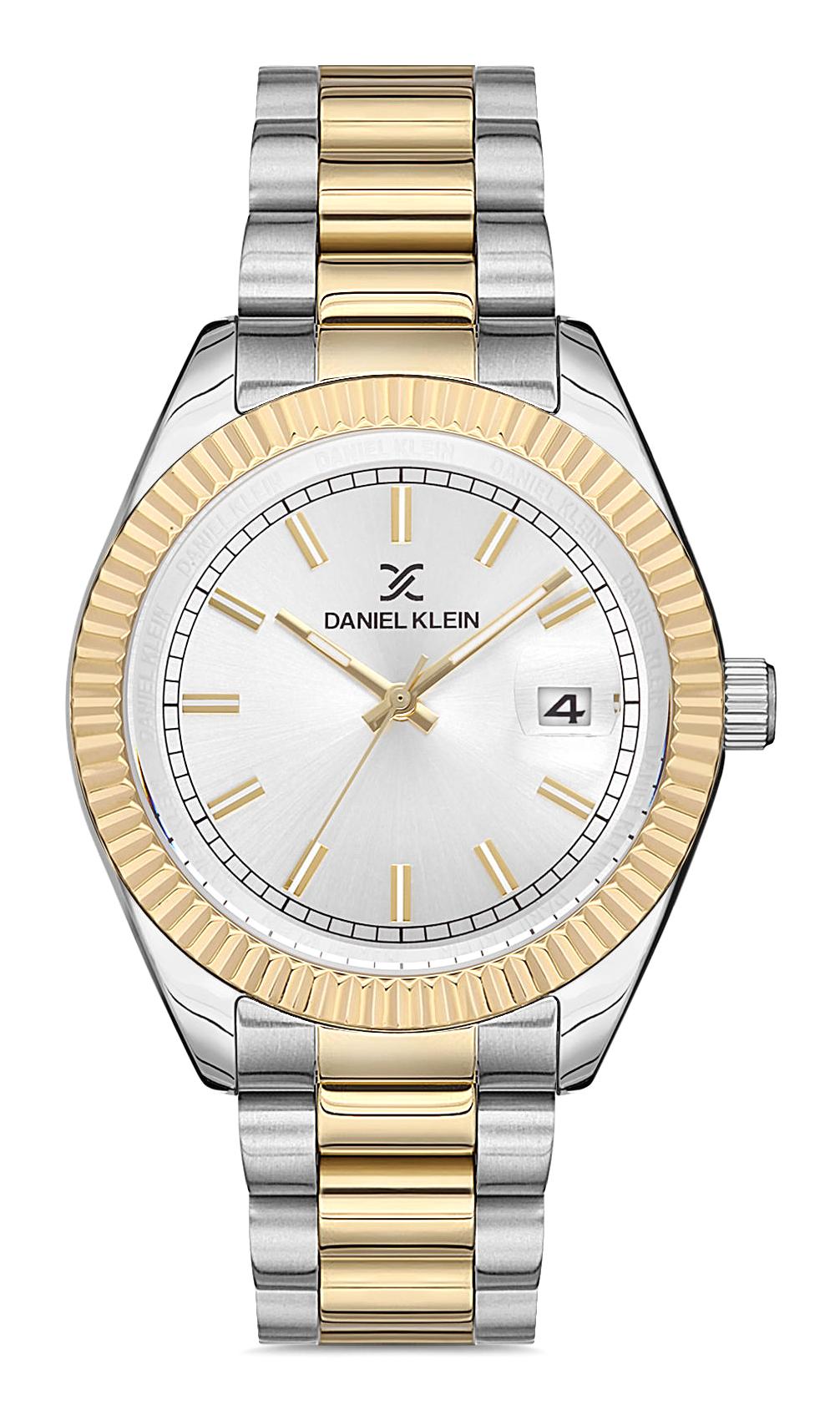 Daniel Klein DK.1.12992.6 Takvimli 42 mm Altın-Çelik Kordon Analog Erkek Kol Saati