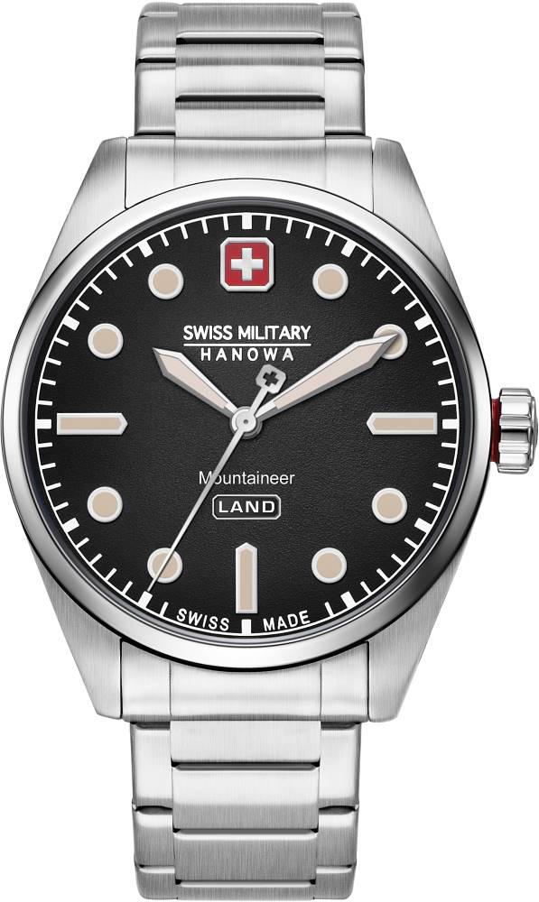 Swiss Military 06-5345.7.04.007 Takvimli 44 mm Çelik Kordon Analog Kol Saati