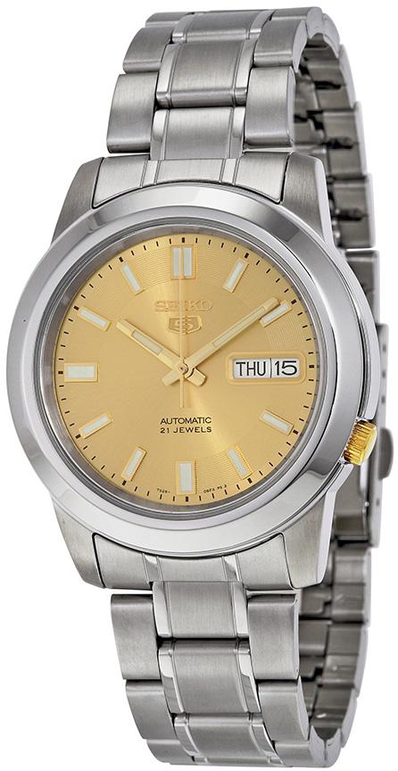 Seiko SNKK13K Takvimli 39 mm Çelik Kordon Analog Kol Saati