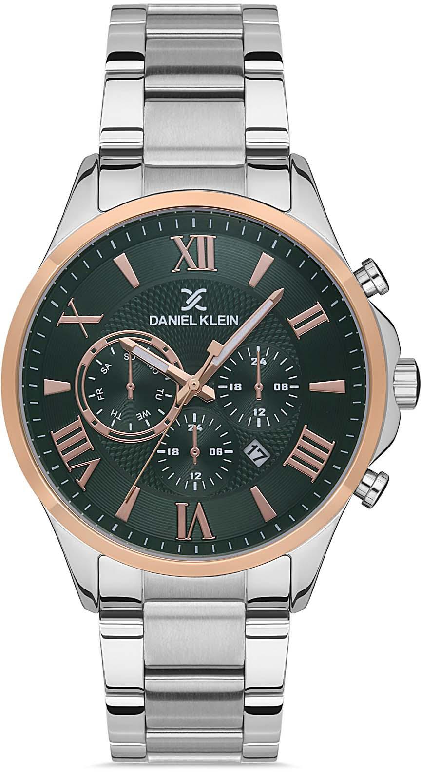 Daniel Klein DK.1.10143.6 Takvimli 42 mm Metal Kordon Analog Erkek Kol Saati