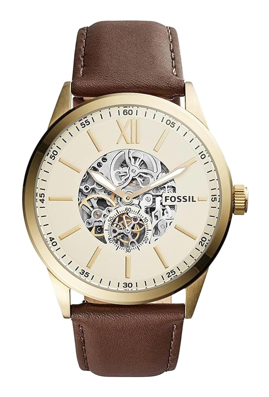 Fossil BQ2215 45 mm Kahverengi Deri Kordon Analog Erkek Kol Saati