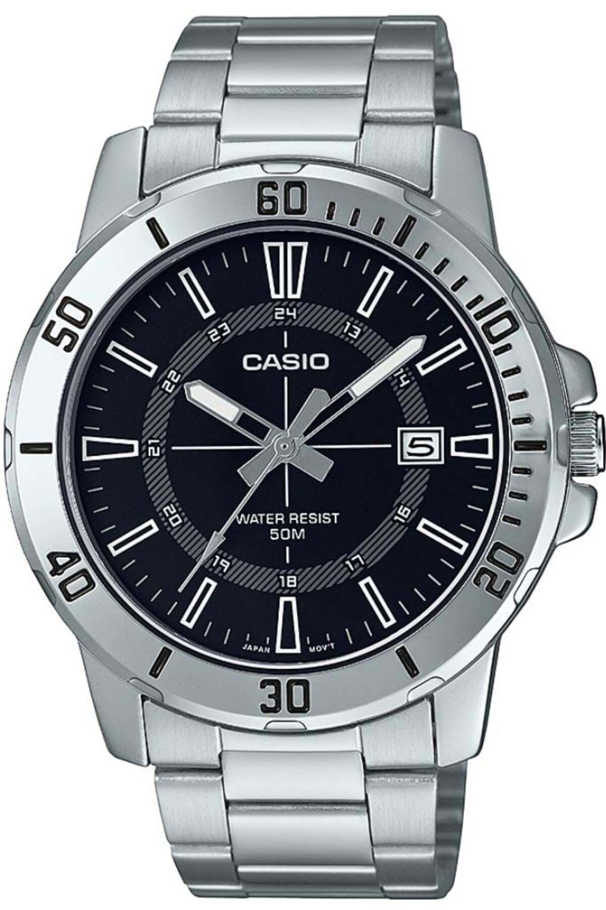Casio MTP-VD01D-1CVUDF Takvimli Çelik Kordon Analog Erkek Kol Saati