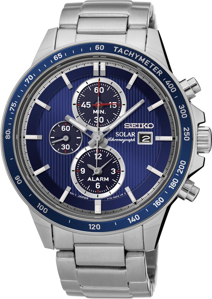 Seiko SSC431P Takvimli 42 mm Çelik Kordon Analog Kol Saati