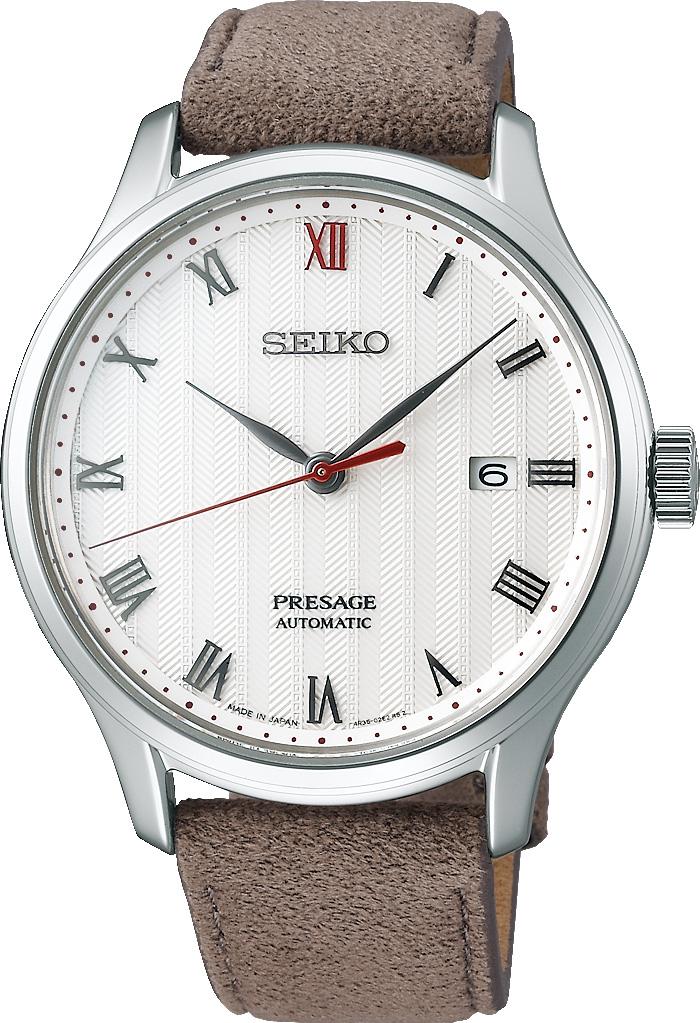 Seiko SRPG25J Takvimli 41.7 mm Vizon Süet Kordon Analog Erkek Kol Saati
