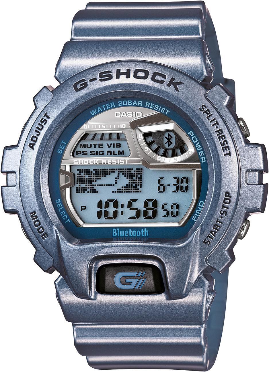 Casio GB-6900AB-2D Takvimli 41 mm Mavi Silikon Kordon Analog Kol Saati